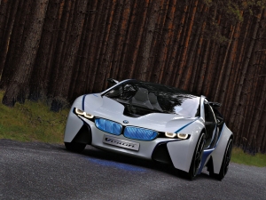 BMW Vision - последняя экологичная разработка БМВ - гибридный суперкар