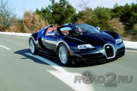 Bugatti Veyron Grand Sport Vitesse фото вид спереди